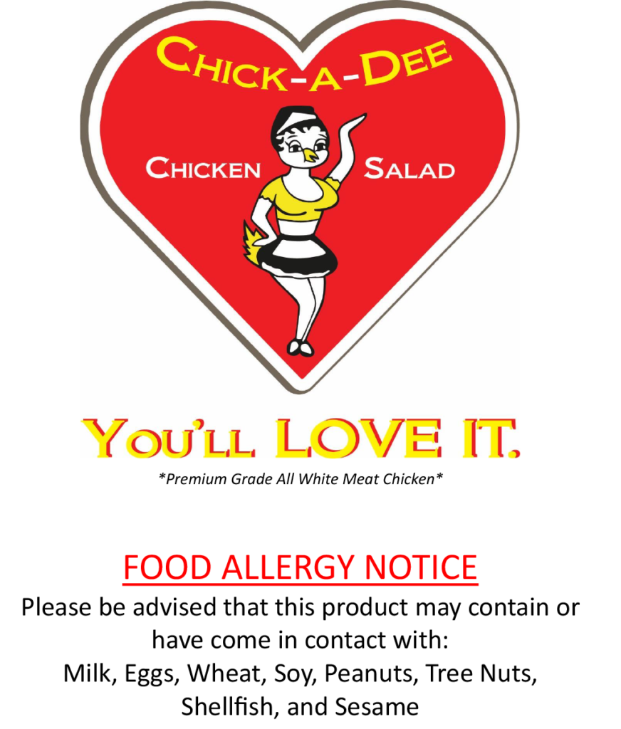 CAD Food Allergy Notice